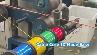 Identificação do núcleo do cabo isolado XLPE multicore