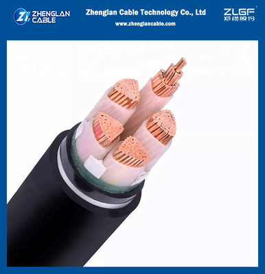 0.6 / 1KV XLPE isolou subterrâneo blindado elétrico do SWA STA do núcleo do cabo distribuidor de corrente do PVC o multi