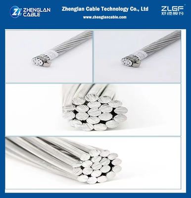 De AAC Calibre de diâmetro de fios do condutor de Hawkweed ASTM B 231 impressão 1000 de tinta desencapada de alumínio