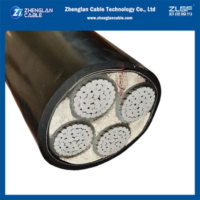 4Cx70mm2 Xlpe isolou tensão 630mm2 do núcleo de alumínio Multicore do cabo distribuidor de corrente a baixa