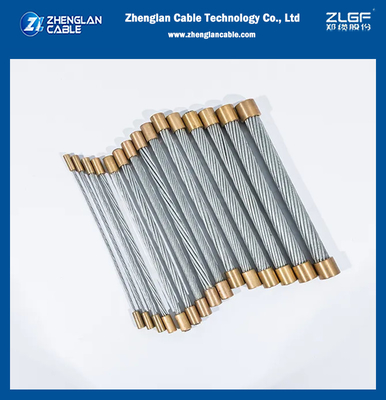 EHS 7/16' galvanizado cabo de aço fique fio Astm A475 classe A fio de aço 1x7