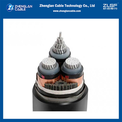 21/35kv NA2XSBY Cabos de energia de tensão média AL/sc/xlpe/sc/cts/pvc/sta/pvc 3x185 DIN VDE 0276-620 HD 620