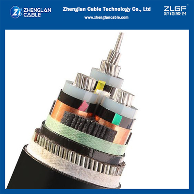 3.6/6(7.2)kv 3x240mm2 AL/SC/XLPE/SC/CTS/PVC/SWA/PVC cabo de alumínio cabo de alimentação blindado IEC60502-2