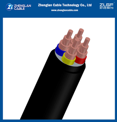 0.6/1KV Cabos de alimentação de baixa tensão de cobre Xlpe isolado revestido de PVC 3 núcleos + 1 ((CXV) para IEC 60228, IEC 60502-1