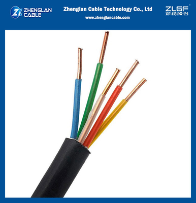 XLPE Cabos de cobre isolados 1,5 mm2 5 núcleos 5x1,5 mm2 IEC 60228 IEC 60502-1