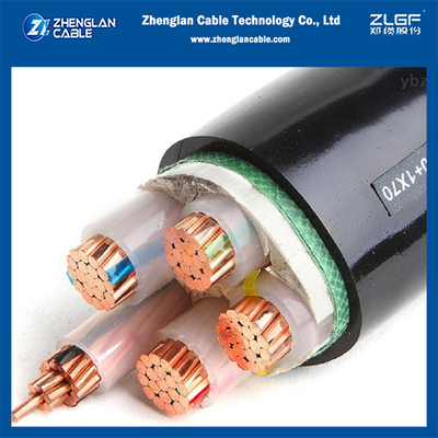 1KV 4,5 núcleo Cabo de alimentação 4x150+1x70mm2 CU/XLPE/PVC IEC 60502-1
