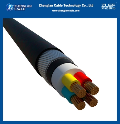 0.6/1kv LV Cabos subterrâneos blindados de baixa tensão SWA 4x95mm2 CU/XLPE/PVC/SWA/PVC IEC60520-1