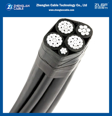 AL/XLPE Isolamento de Baixa Tensão Aérea Bundle Conductor ABC Cable 3x25 54.6 16mm2 NFC 33-209 para B2B Compras