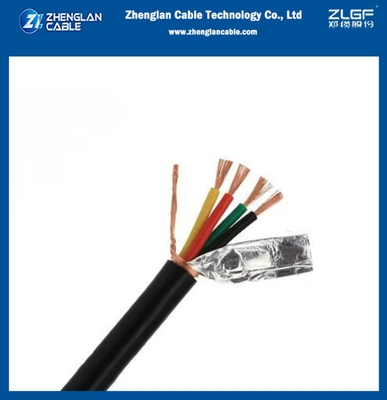 Cabo de controlo elétrico 0.6/1kV Núcleo de cobre PVC isolado PVC revestido com cinto de plástico composto de alumínio Cabo de controlo