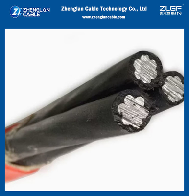 0.6~1kV Baixa Tensão XPLE Cabos Aéreos Isolados 3x25MM2 IEC 60502