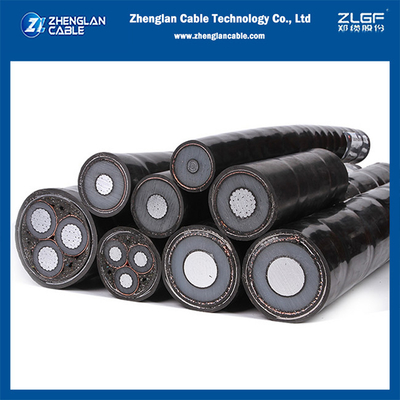 12/20KV XLPE CWS isolado e protegido MV Power Cable NA2XSY 1core 1x300/25mm2 IEC60502-2