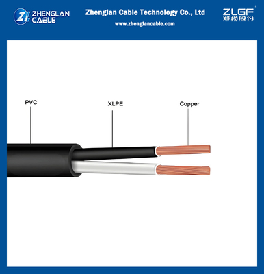 Cabo elétrico flexível de cobre RV-K com isolamento XLPE de 0,6/1kV e bainha de PVC, 1~5 condutores