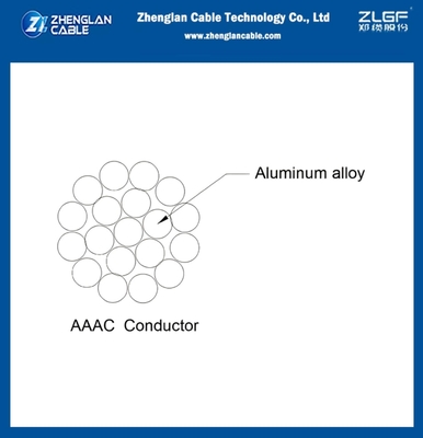 AAAC YEW Condutor nu Condutor de liga de alumínio AAAC 479mm2 37/4.06mm BS3242