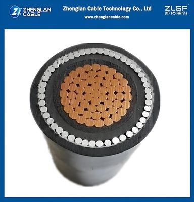 Cabo de energia de média tensão 19/33kv AWA Armored Cable 1x240mm2 CU/SC/XLPE/SC/CWS/PVC/AWA/PVC IEC 60502-2