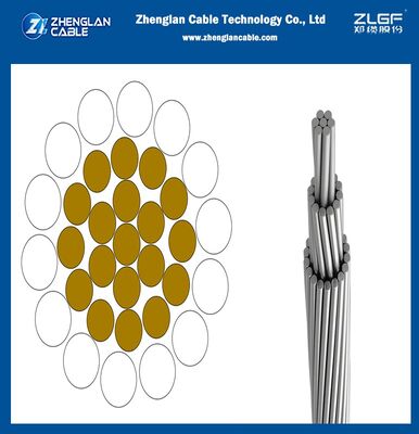 Linha de Transmissão de Alta Tensão Condutor ACAR 500MCM de Alta Qualidade Padrões ASTM B524B524M