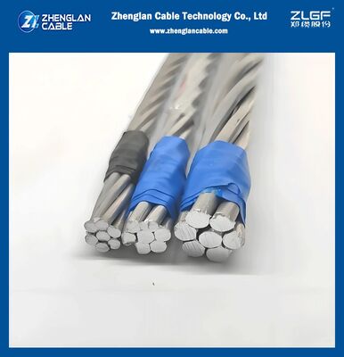 Condutor de alta tensão AAAC Condutor de alta tensão de alumínio leve Ideal para projetos de transmissão e distribuição de energia elétrica