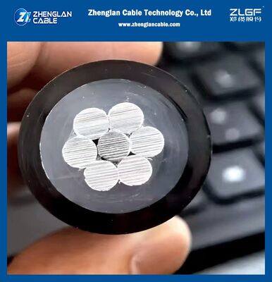 Marcação do cabo Emboss Neutral Messenger Conductor Não compactado ou compactado Conductor de liga de alumínio AAAC Cabos cobertos por fios de árvore SAC Cabos aéreos Cabos isolados