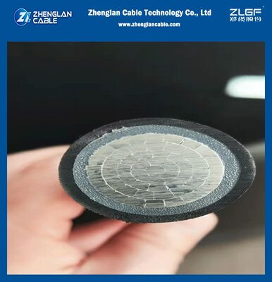 15kV de auto-suporte de alumínio XLPE de média tensão cabo aéreo Arame de árvore 2-3 camadas de cabo de núcleo único