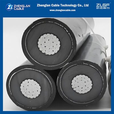 12/20KV 3x1x150mm2 Voltagem Média (HTA) Cabo de Alumínio Torcido NFC 33-226 Uso subterrâneo