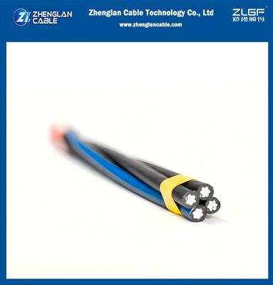 1kv Overhead Bundled Power Cable 3×95+50mm² AAC/AAAC XLPE Insulated heavy-duty overhead power distribution cable