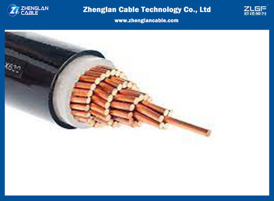 Cabo de alimentação 0,6/1KV LV 1C (sem armadura) CU/AL Cabo isolado em PVC/XLPEI de acordo com IEC 60502（CU/XLPE/LSZH/DSTA/NYBY/N2XBY
