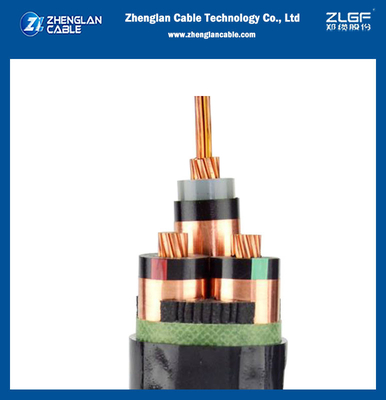 Lszh que médio tensão cabo 15kv Xlpe isolou o cabo distribuidor de corrente
