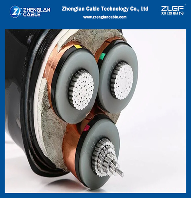 8.7/10 maestro Armoured Power Cable XLPE quilovolts de Al ou de Cu do milivolt isolaram